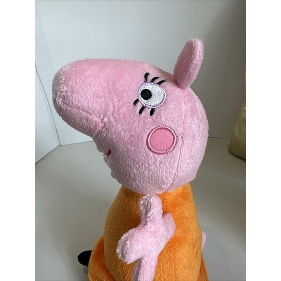 Peppa Pig Stuffed Animal Doll 2022 ABD Ltd Just Play Small 8" Toy Pink Orange - Picture 4 of 13